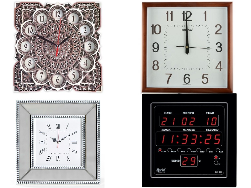 9 Simple And Best Square Clock Designs With Pictures