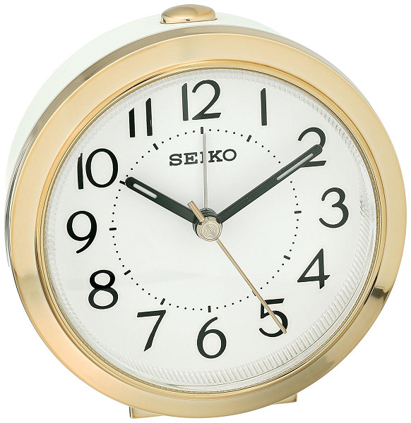 Bedside Plastic Alarm Seiko Clock