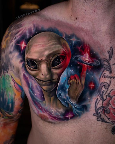 Best Alien Tattoo Designs 1