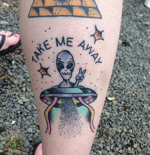 15+ Best Alien Tattoo Designs and Ideas | Styles At Life