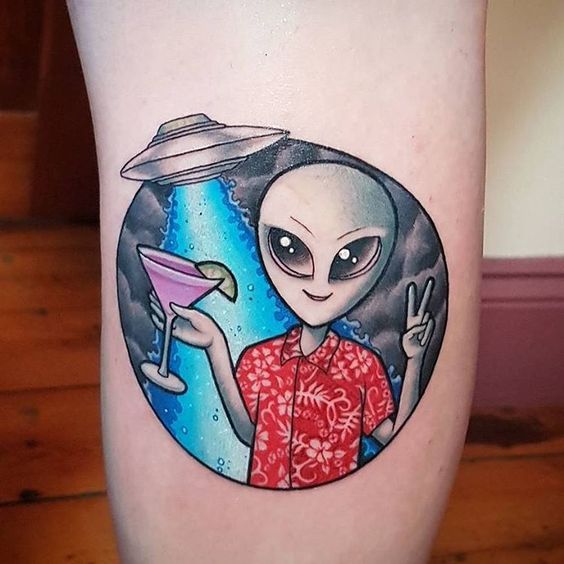 Best Alien Tattoo Designs 6