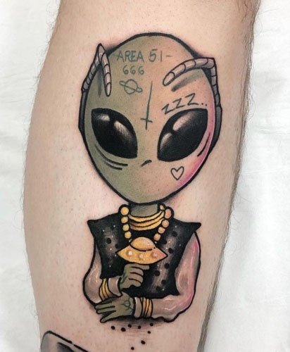 Best Alien Tattoo Designs 7