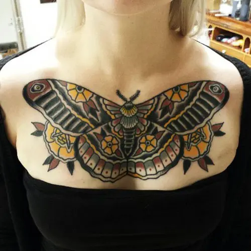 Moth tattoo by Timur Lysenko  Post 12596