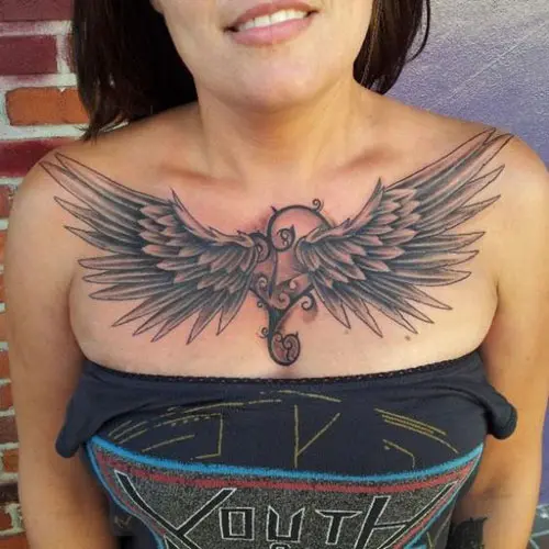 Top 39 Wing Chest Tattoo Ideas  2021 Inspiration Guide
