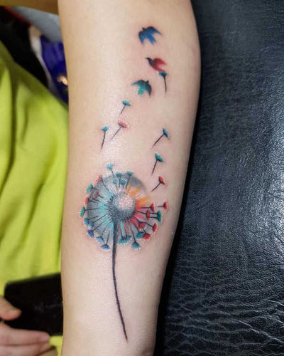 Best Dandelion Tattoos 2