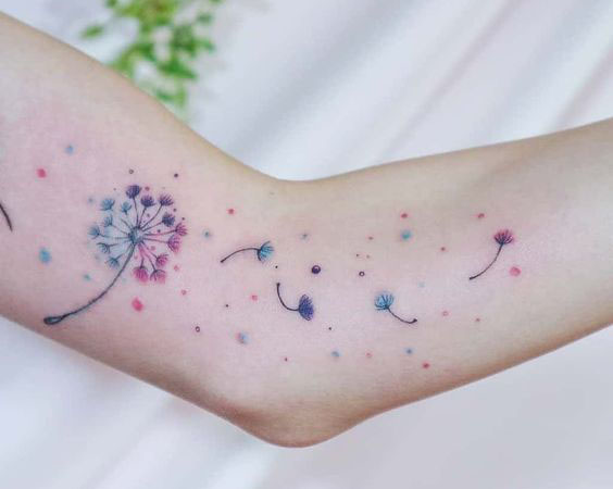 Best Dandelion Tattoos 5