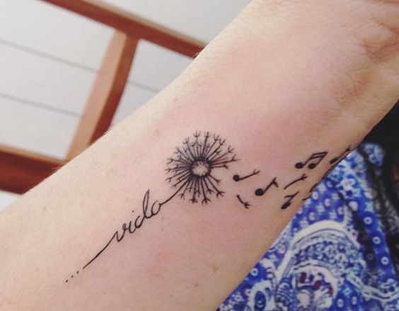 Best Dandelion Tattoos 8