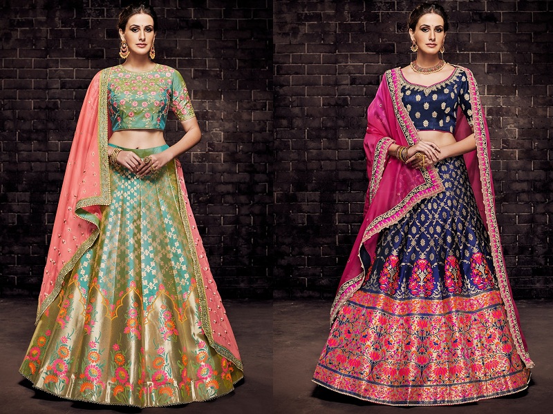 Buy online Self Design Flared Lehenga Choli Set With Dupatta from ethnic  wear for Women by Anara for ₹1519 at 59% off | 2023 Limeroad.com