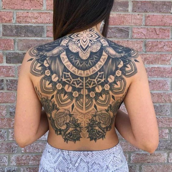 Intricate Body Tattoos For Women