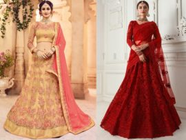 10 Trending Models of Net Lehenga Choli For Beautiful Look