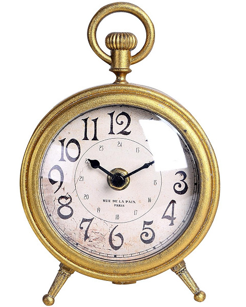 Nikky Home Small Vintage Decorative Clock