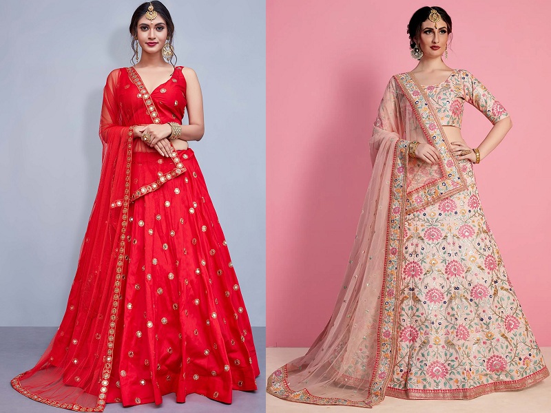 Party Wear Lehenga Choli Elaborate Your Traditional Look In Parties