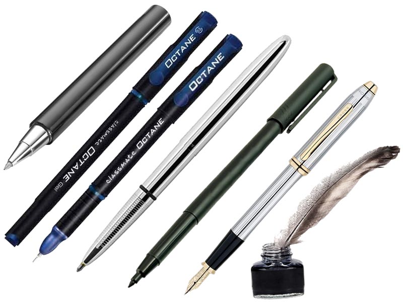 types of pens