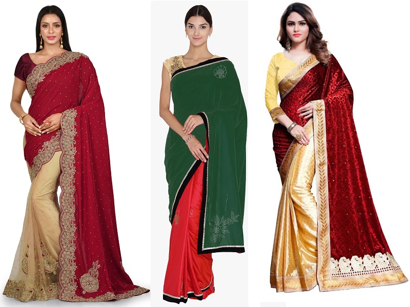 Velvet Sarees Collection Stylish And Trending Models
