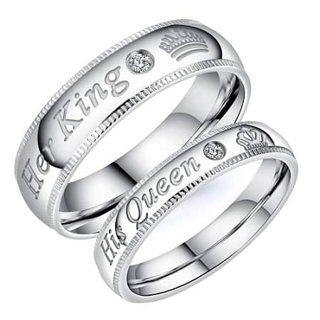 silver rings gift