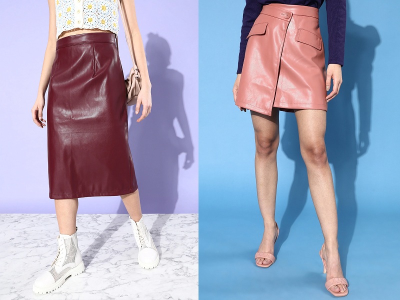 15 Stylish Designs Of Leather Skirts That Will Speak Your Fashion