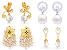 15 Trendy Designs of Pearl Earrings for Women with Beautiful Look