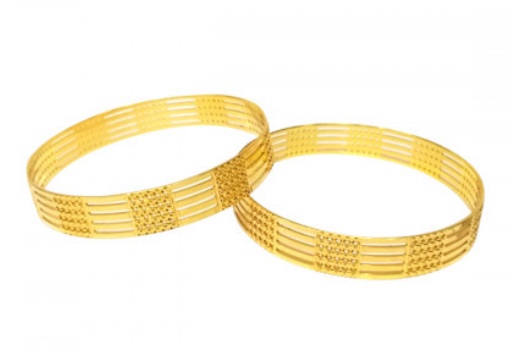 22 Carat 5 Layer Gold Bangle Design
