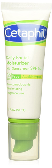Cetaphil Facial Moisturizer With Sunscreen Spf 50