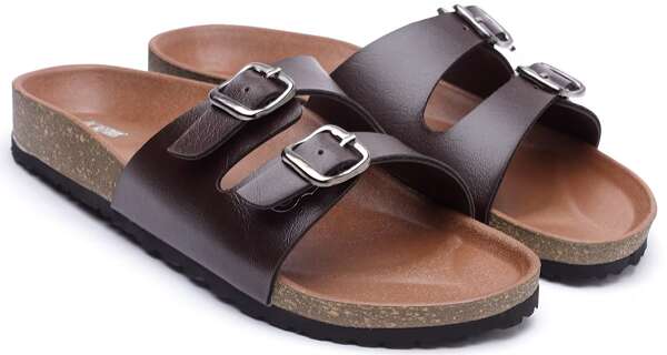 Flatbed Brown Sandals