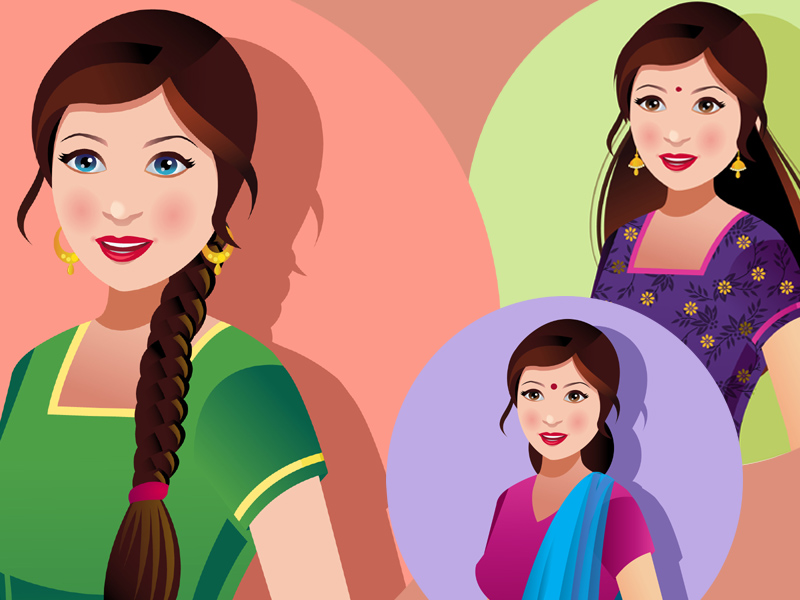 Indian Look Hairstyles For Medium Hair Women