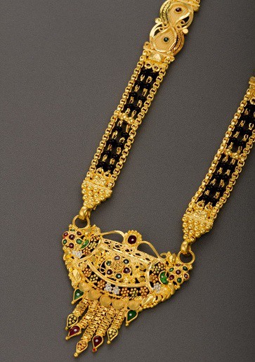 Maharashtrian Gold Mangalsutra Design
