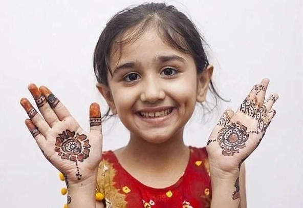 Mehndi Designs for Kids Hands
