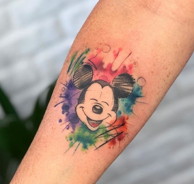 Colorful Mickey Mouse
