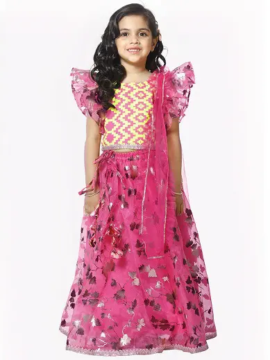 Buy Kids Girl Gown Kids Dress Kids Girl Dress Lehenga Choli Online in India  - Etsy