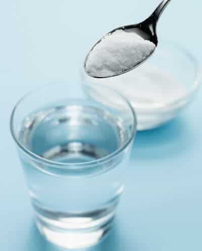 home remedy for bad breath: salt water
