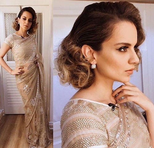 Latest Hairstyles That Suits All Types Of Sarees & Lehengas