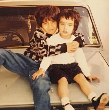 Shraddha Kapoor With Brother on A Car