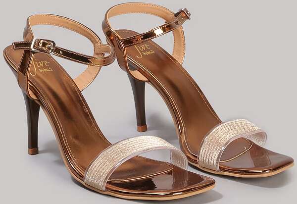 Stiletto Brown Sandals