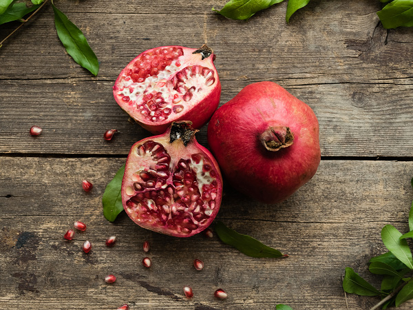 Pomegranates - Vitamin K-rich fruits
