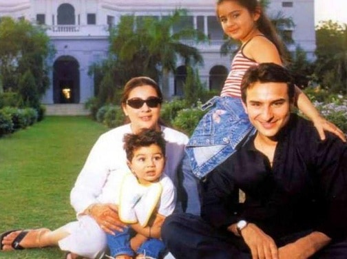 Sara Ali Khan with Father and mother