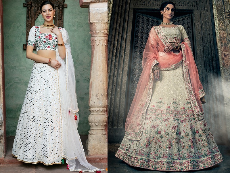 10 Stunning Designs Of White Lehenga Choli For Special Occasions