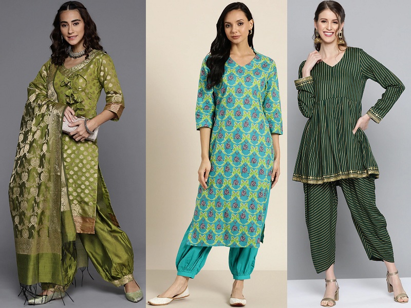 15 Stunning Green Salwar Kameez Designs For Stylish Look
