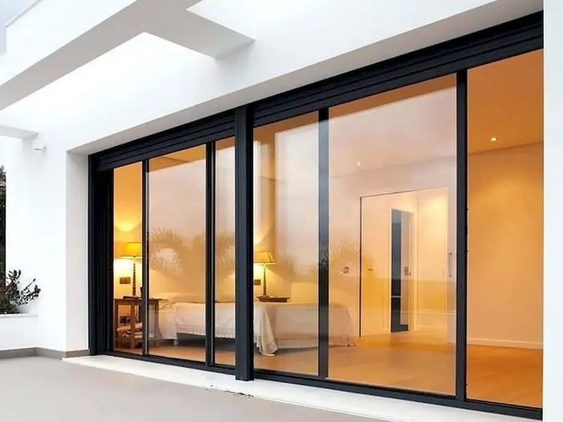 10 Latest Sliding Glass Door Designs, Short Sliding Glass Door
