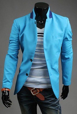 Casual Blue Blazers for Teens
