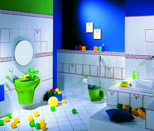 Children's Bathroom Decor Idea