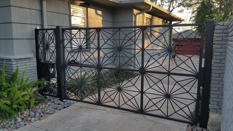 Contemporary Wrought Iron Gate Designs