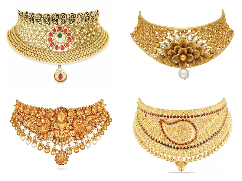 Gold Choker Necklace Designs 25 Stylish Collection For Stunning Look