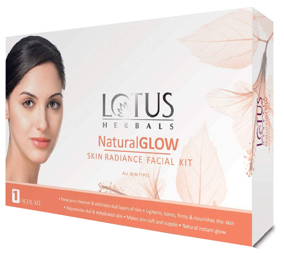 Lotus Natural Glow Facial Kit For Sensitive Skin