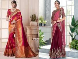 North Indian Sarees – Try These 15 Eye-Catching Designs