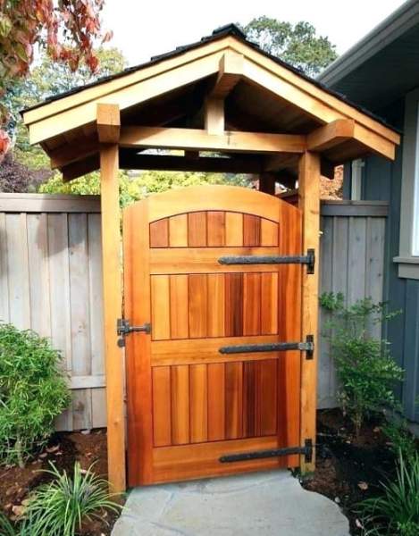 Outdoor Wooden Gate