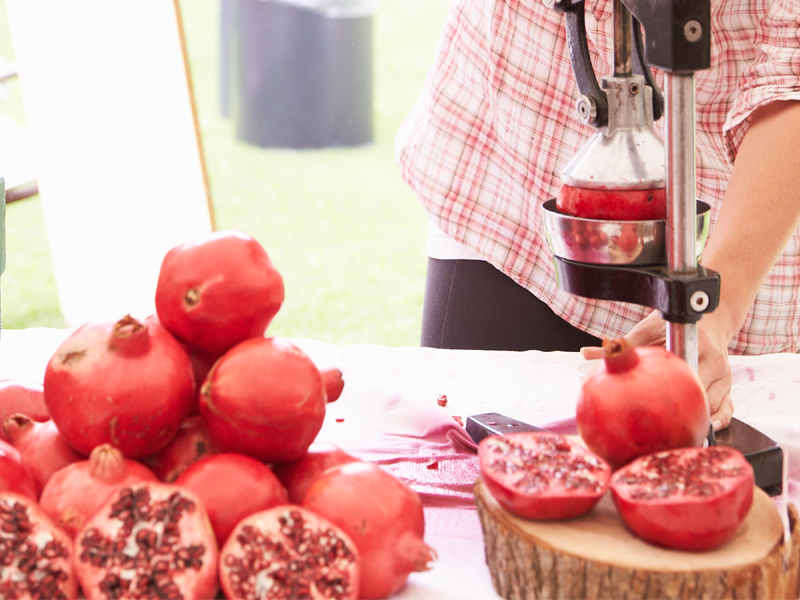 Pomegranatejuice Are Rich In Fiber And Antioxidants