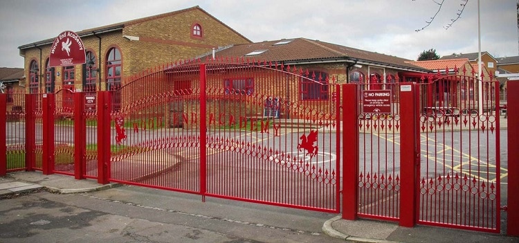 School Fence Gates
