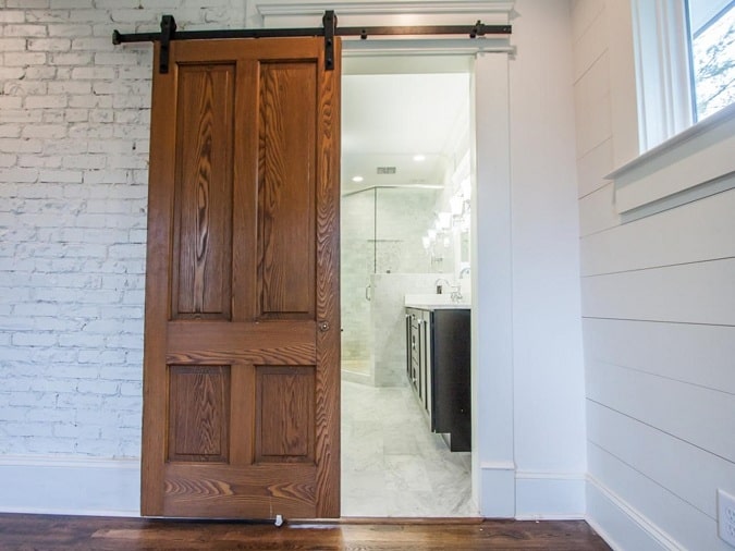 15 Latest Bathroom Door Designs With, Sliding Doors For Bathroom Entrance