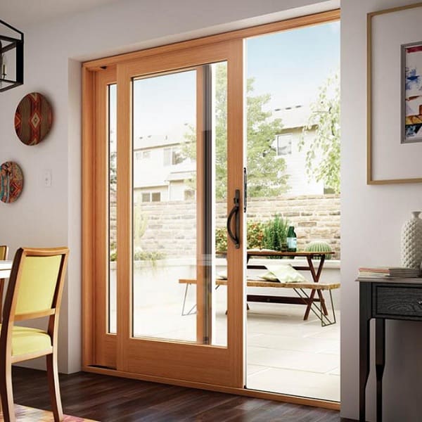 10 Latest Sliding Glass Door Designs, Wooden Frame Sliding Glass Doors