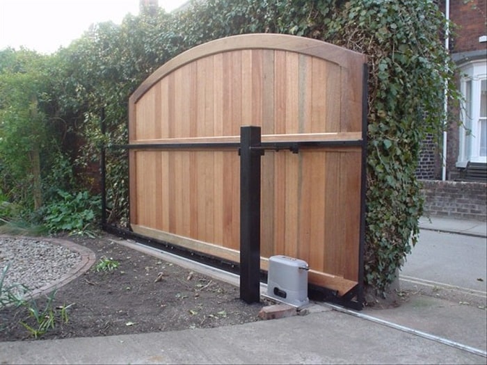 Wooden Sliding Gate Design